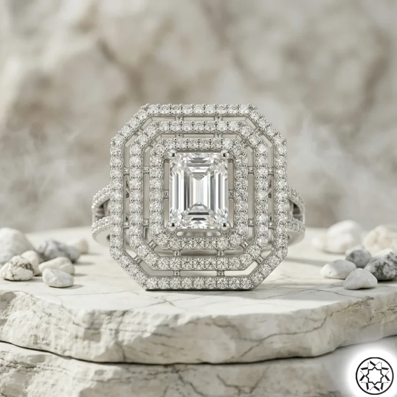 Gemini_Generated_Image_9dgnl99dgnl99dgn Baget Taşlı Kadın Gümüş Yüzük