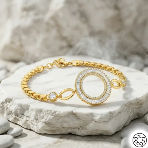 Gemini_Generated_Image_bvbp1kbvbp1kbvbp Altın Yaldızlı Çeyrek Altın İçin Kadın Gümüş Bileklik