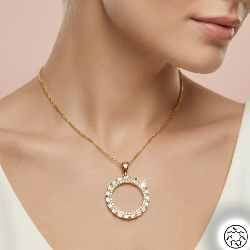 Gemini_Generated_Image_cl1gx5cl1gx5cl1g Çeyrek Altın Çerçeveli Kadın Gümüş Kolye