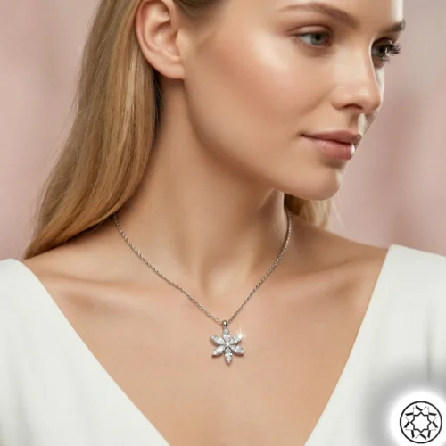 Gemini_Generated_Image_d61l5bd61l5bd61l Çiçek Kadın Gümüş Kolye