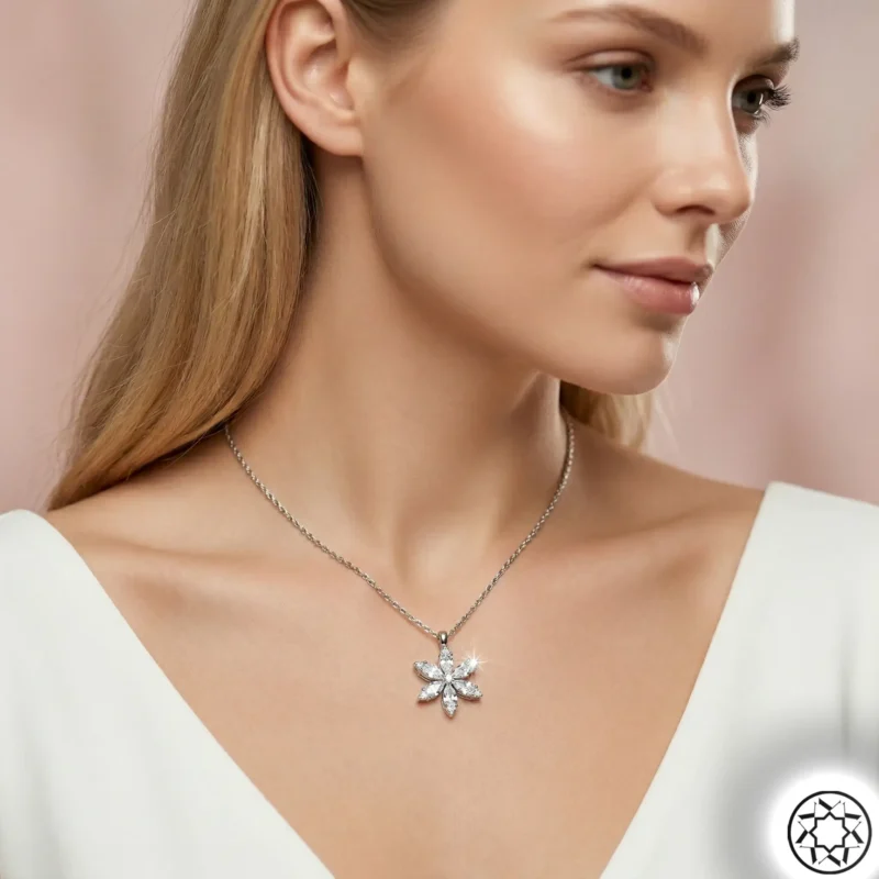 Gemini_Generated_Image_d61l5bd61l5bd61l Çiçek Kadın Gümüş Kolye