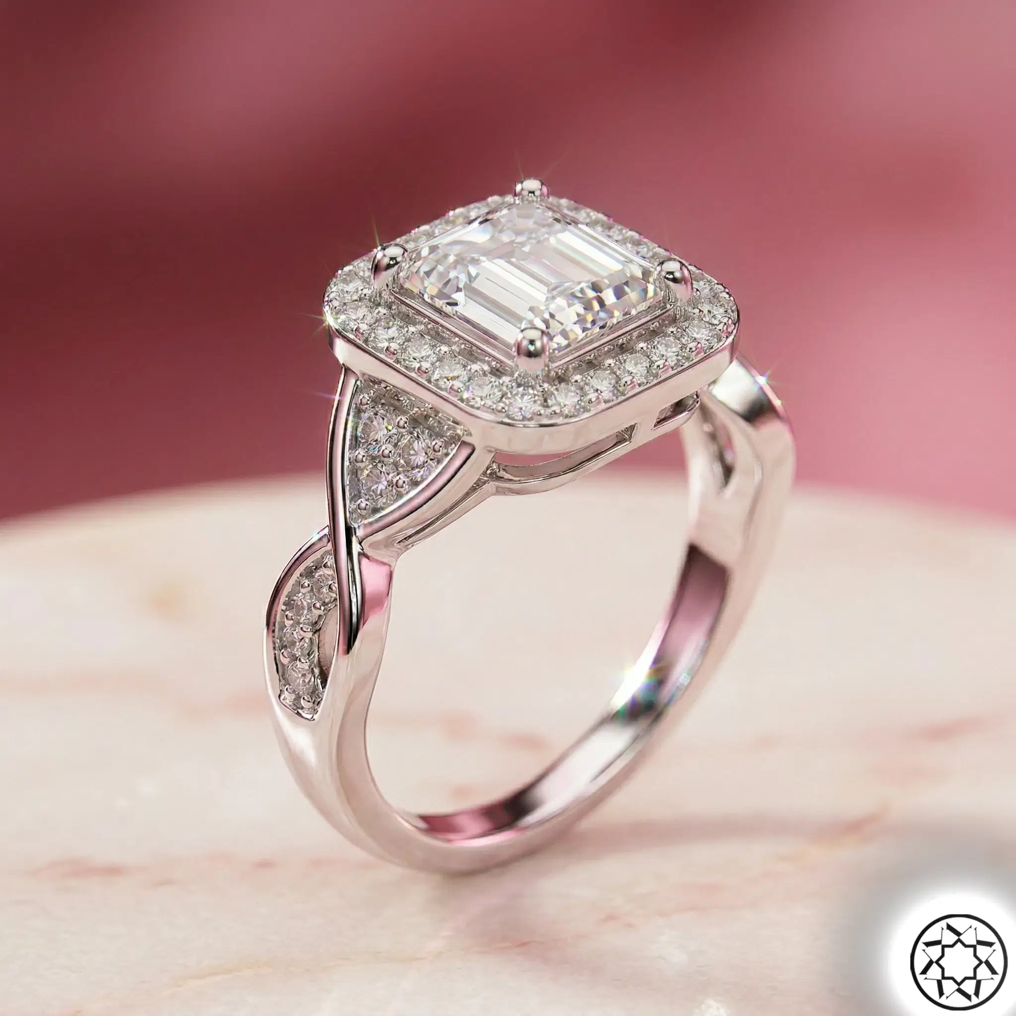 Baguette Women's Silver Ring