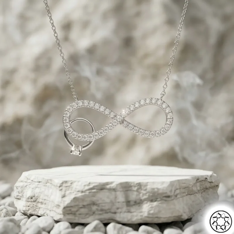 Sonsuzluk Tektaş Kadın Gümüş Kolye