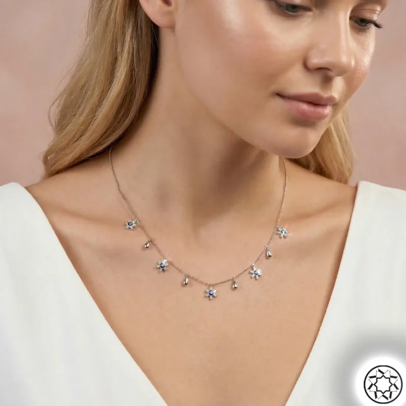 Şans Kolyesi Kadın Gümüş Kolye