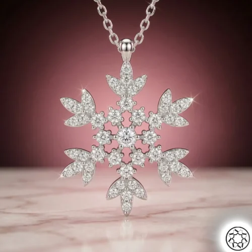 Gemini_Generated_Image_p7zdk3p7zdk3p7zd Kar Tanesi Kadın Gümüş Kolye