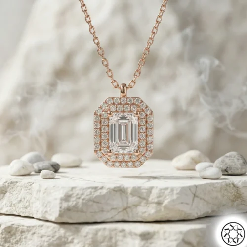 Gemini_Generated_Image_tq8z8ytq8z8ytq8z Rose Baget Kadın Gümüş Kolye