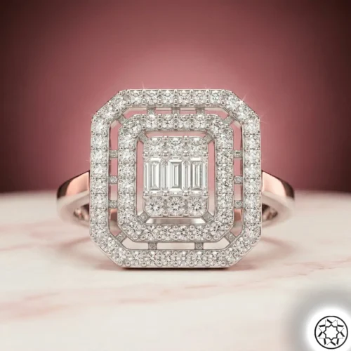 Baget Kadın Gümüş Yüzük