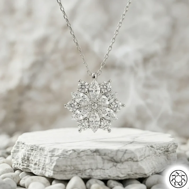 Gemini_Generated_Image_wqfpz5wqfpz5wqfp Çiçek Kadın Gümüş Kolye