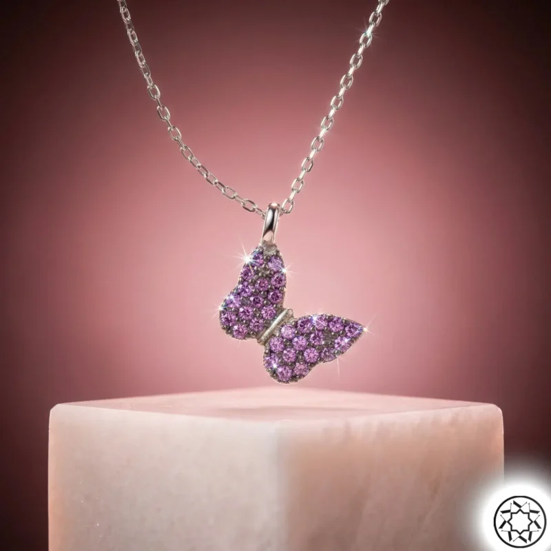 Gemini_Generated_Image_x7044cx7044cx704 Mor Kelebek Kadın Gümüş Kolye