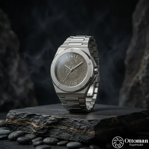 Koruma Dualı Gümüş Kadranlı Kol Saati