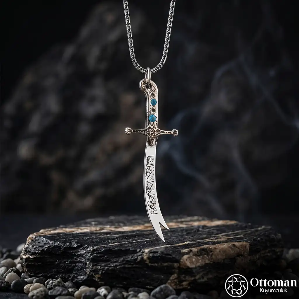 Zülfikar Sword Silver Necklace