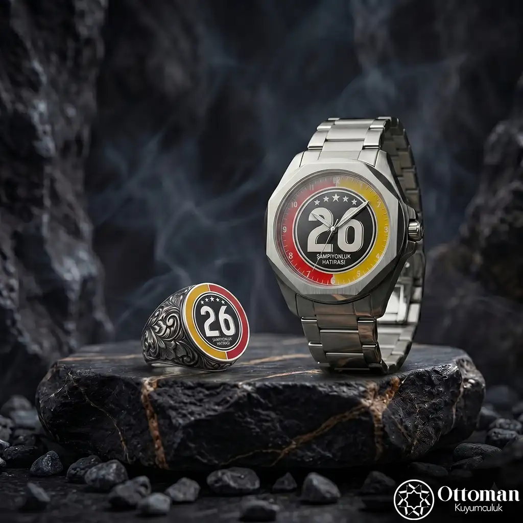 26. Şampiyonluk Silver Ring & Wristwatch