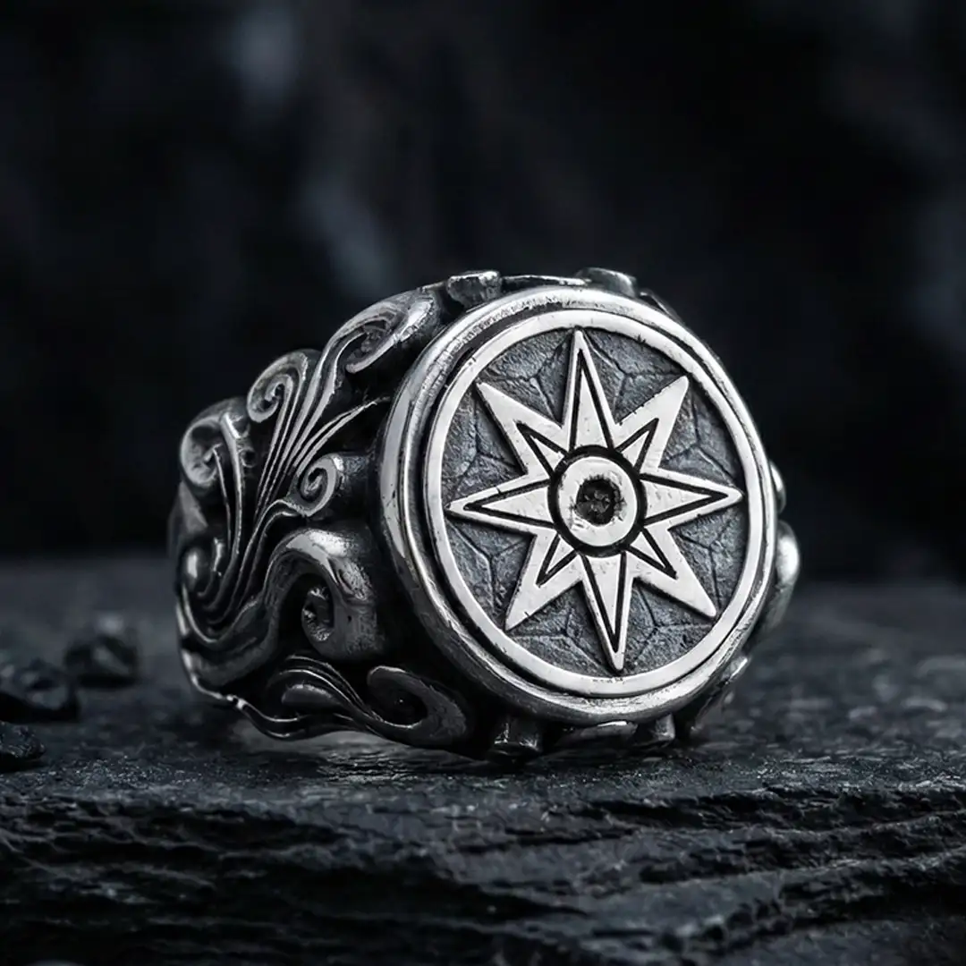 Polar Star Silver Ring