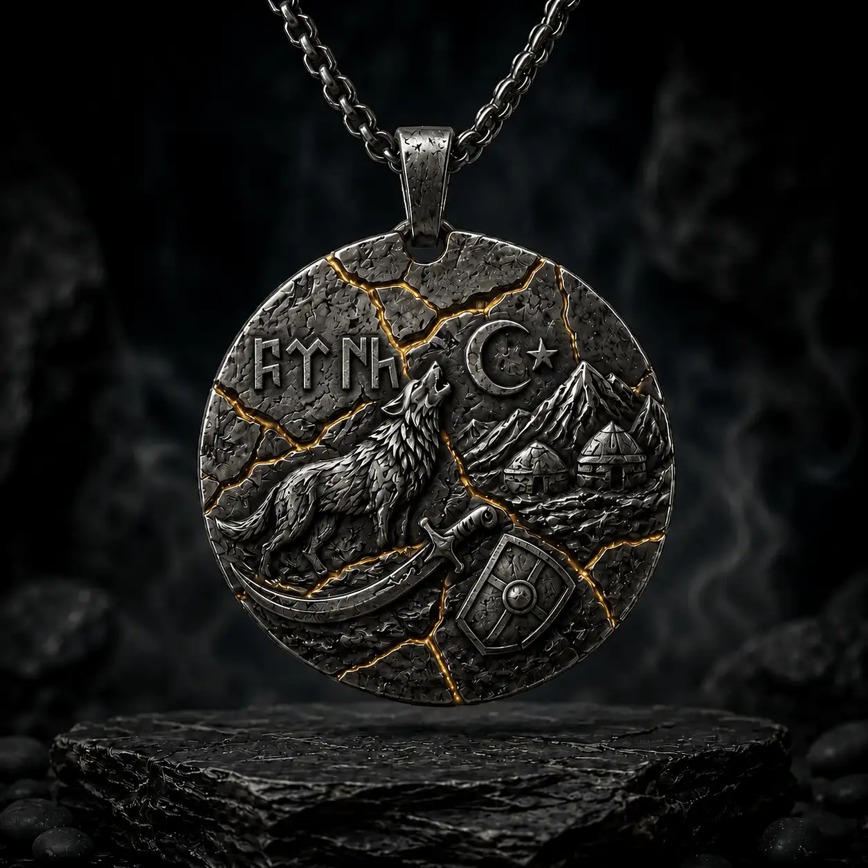 Ötüken Obası Silver Necklace