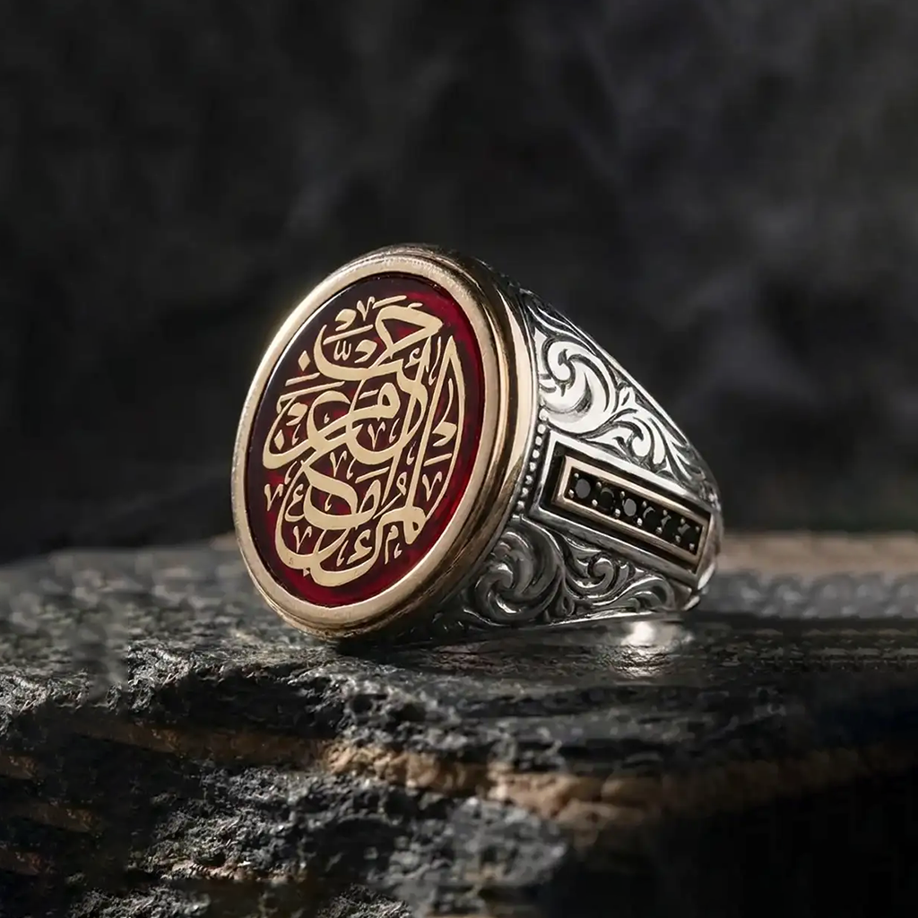 Winter Sevdiğiyle Beraberdir Engraved Silver Ring