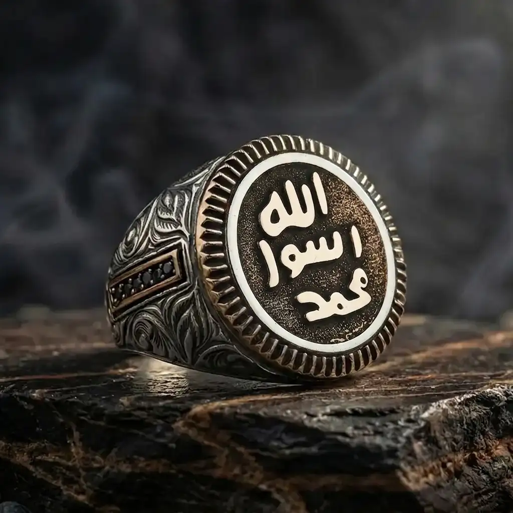 Peygamber Mührü Silver Ring