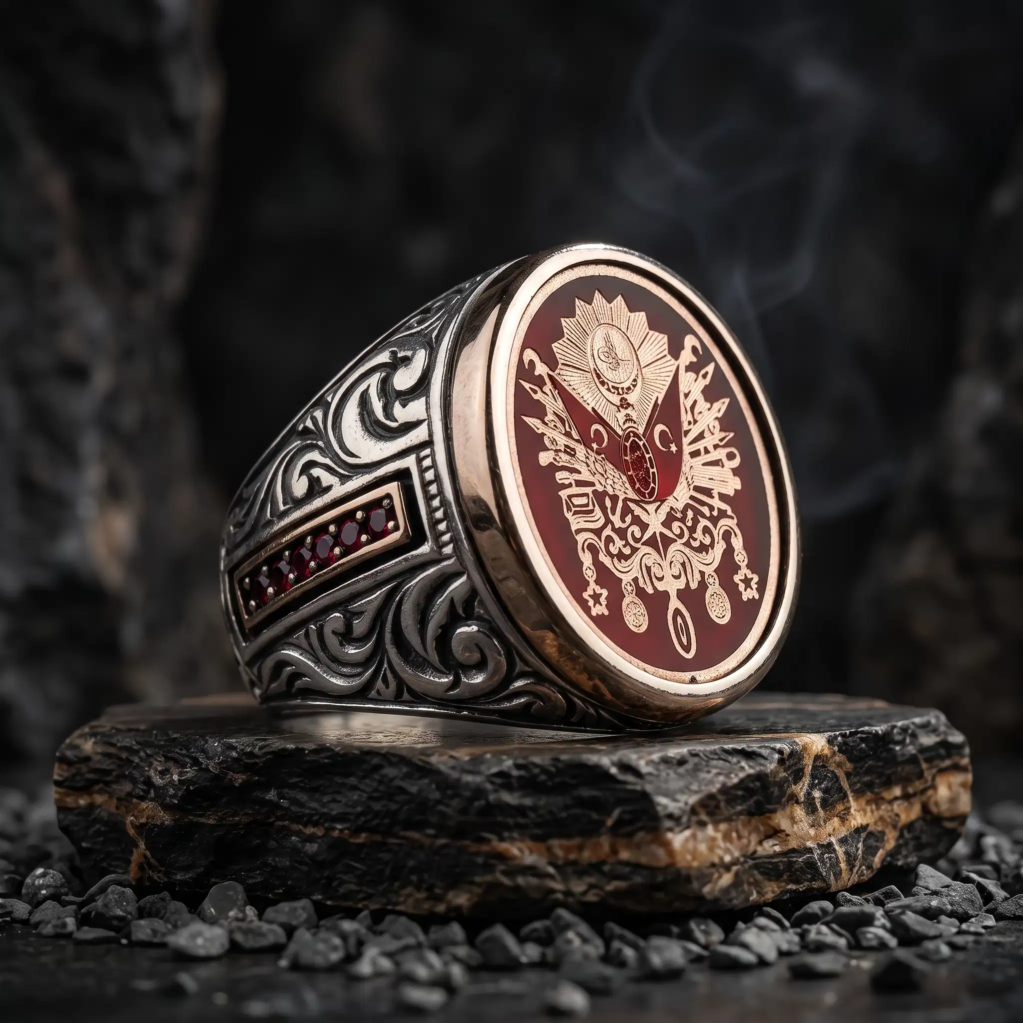 Banner Silver Ring
