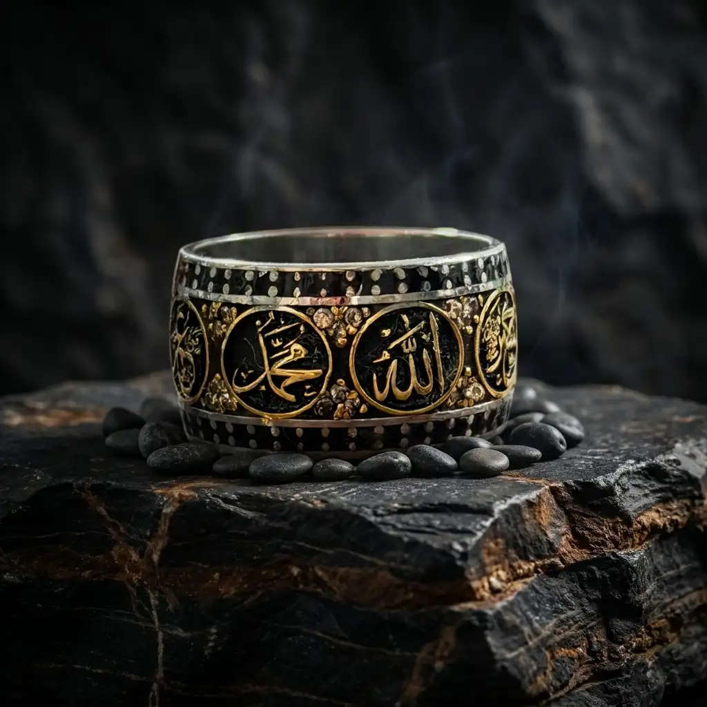 Ayasofya Levhaları Silver Ring