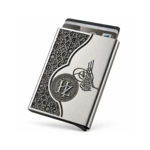 Harfli ve Tuğralı Metal Kartlık