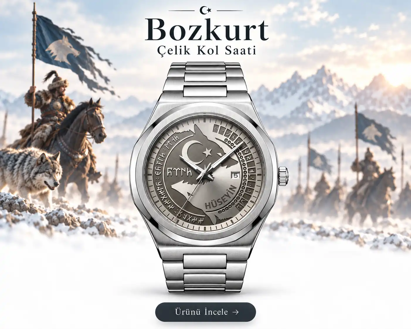 Bozkurt Çelik Kol Saati
